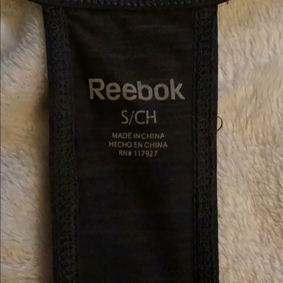 Black Reebok workout tank top - Picture 2 of 4